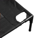 PaWz Heavy Duty Pet Bed Trampoline Dog Puppy Cat Hammock Mesh  Canvas S Black