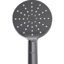 Rain Shower Head Set Silver Round Brass Taps Mixer Handheld High Pressure 8"