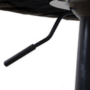 Levede 2x Bar Stools Kitchen Gas Lift Stool Chair Swivel Barstools Velvet Green