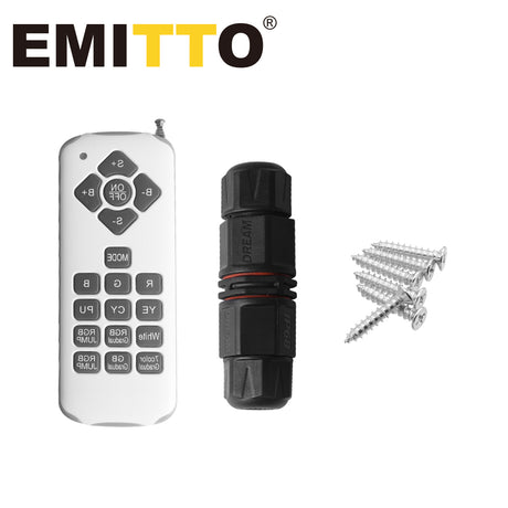 EMITTO 12-32V 25W Resin Filled Underwater Swimming Pool LED Light RGB Spa Lamp