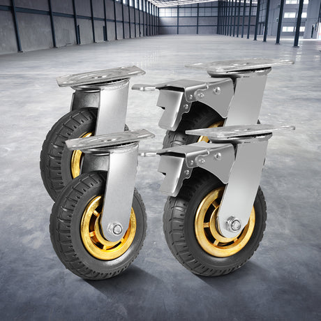 Castor Wheels Heavy Duty 4X 6