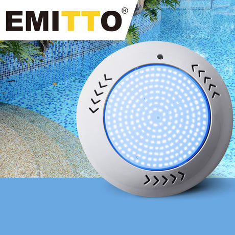 EMITTO 12-32V 25W Resin Filled Underwater Swimming Pool LED Light RGB Spa Lamp