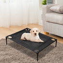 PaWz Heavy Duty Pet Bed Trampoline Dog Puppy Cat Hammock Mesh  Canvas S Black