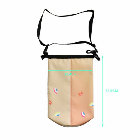 4L Dry Carry Bag Waterproof Beach Bag Storage Sack Pouch Boat Kayak Beige