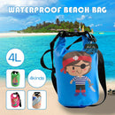 4L Dry Carry Bag Waterproof Beach Bag Storage Sack Pouch Boat Kayak Beige