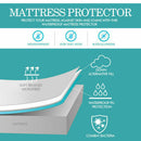 DreamZ Fitted Waterproof Mattress Protector with Bamboo Fibre Cover Single Size