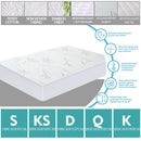 DreamZ Fitted Waterproof Bed Mattress Protectors Covers Single