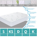 DreamZ Fitted Waterproof Bed Mattress Protectors Covers King Single