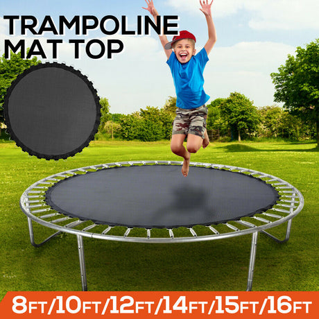 10 FT Kids Trampoline Pad Replacement Mat Reinforced Outdoor Round Spring Cover