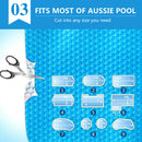 9.5x5M Real 400 Micron Solar Swimming Pool Cover Outdoor Blanket Isothermal