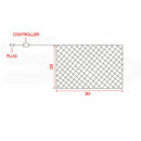 320LED Fairy Lights Net Mesh Curtain Wedding Party XMAS Tree Decor Cool White