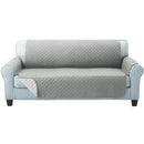 Artiss Sofa Cover Quilted Couch Covers Protector Slipcovers 3 Seater Grey
