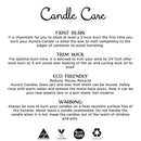 Aurora Christmas Pudding Soy Candle Australian Made 300g